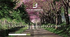Desktop Screenshot of fleuryfinancial.ca